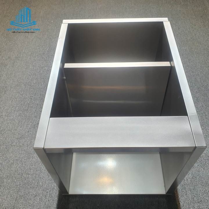 tủ bếp inox xước 1 lớp