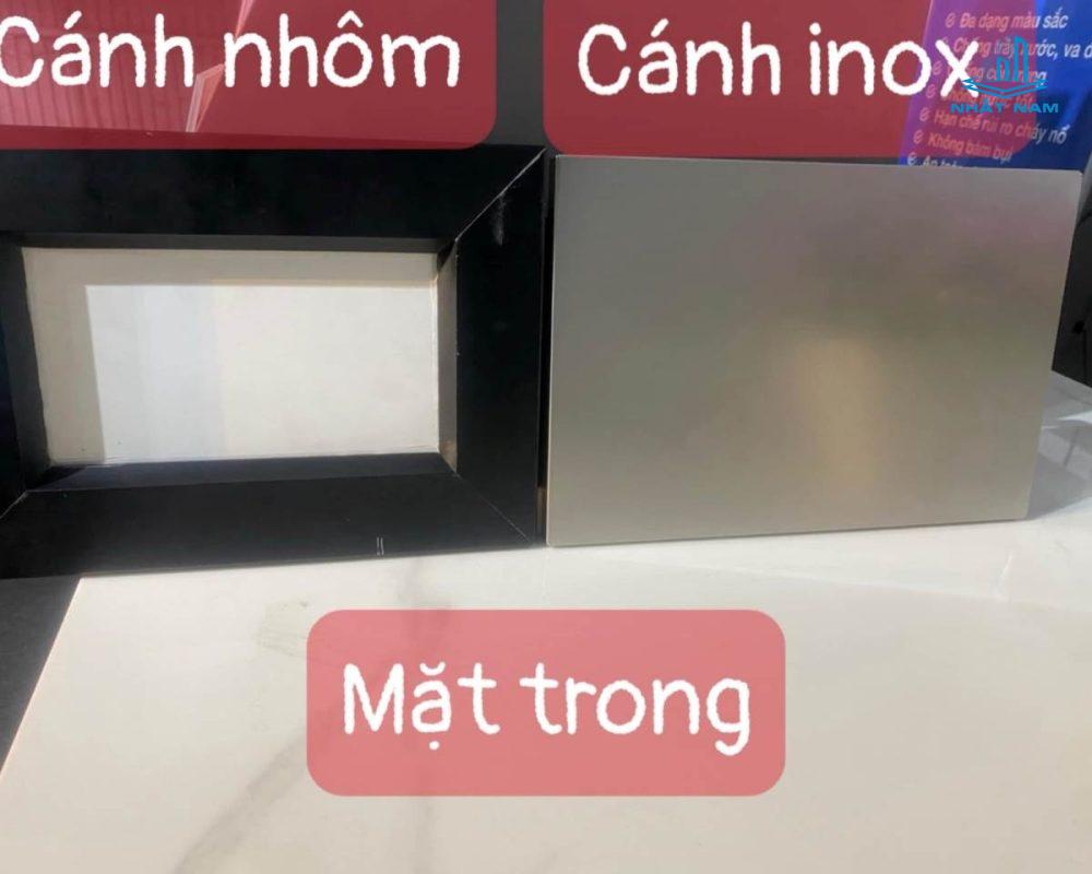 Tủ Bếp Inox Caro Chống Bám Vân Tay Cánh Inox Mới Nhất Hiện Nay