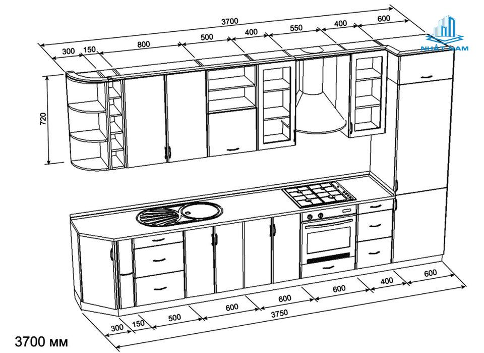 Tìm Hiểu Kích Thước Tủ Bếp Inox